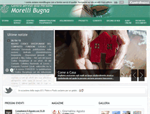 Tablet Screenshot of morellibugna.com